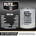 thumbnail image 3 of Flitz Metal Plastic Fiberglass Polish, Aluminium Restorer for Tarnish, Oxidation, Stains, 1 lb, 3 of 8