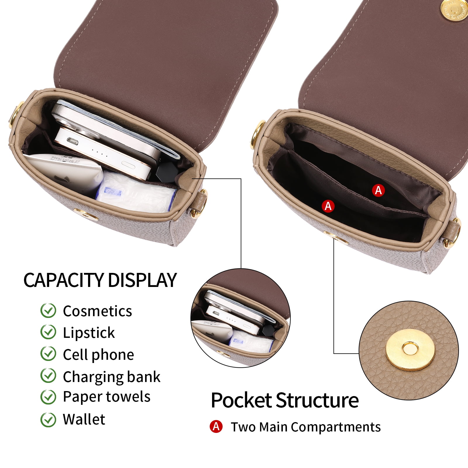 GAEKEAO Small Wallet For Women RFID Blocking Leather...