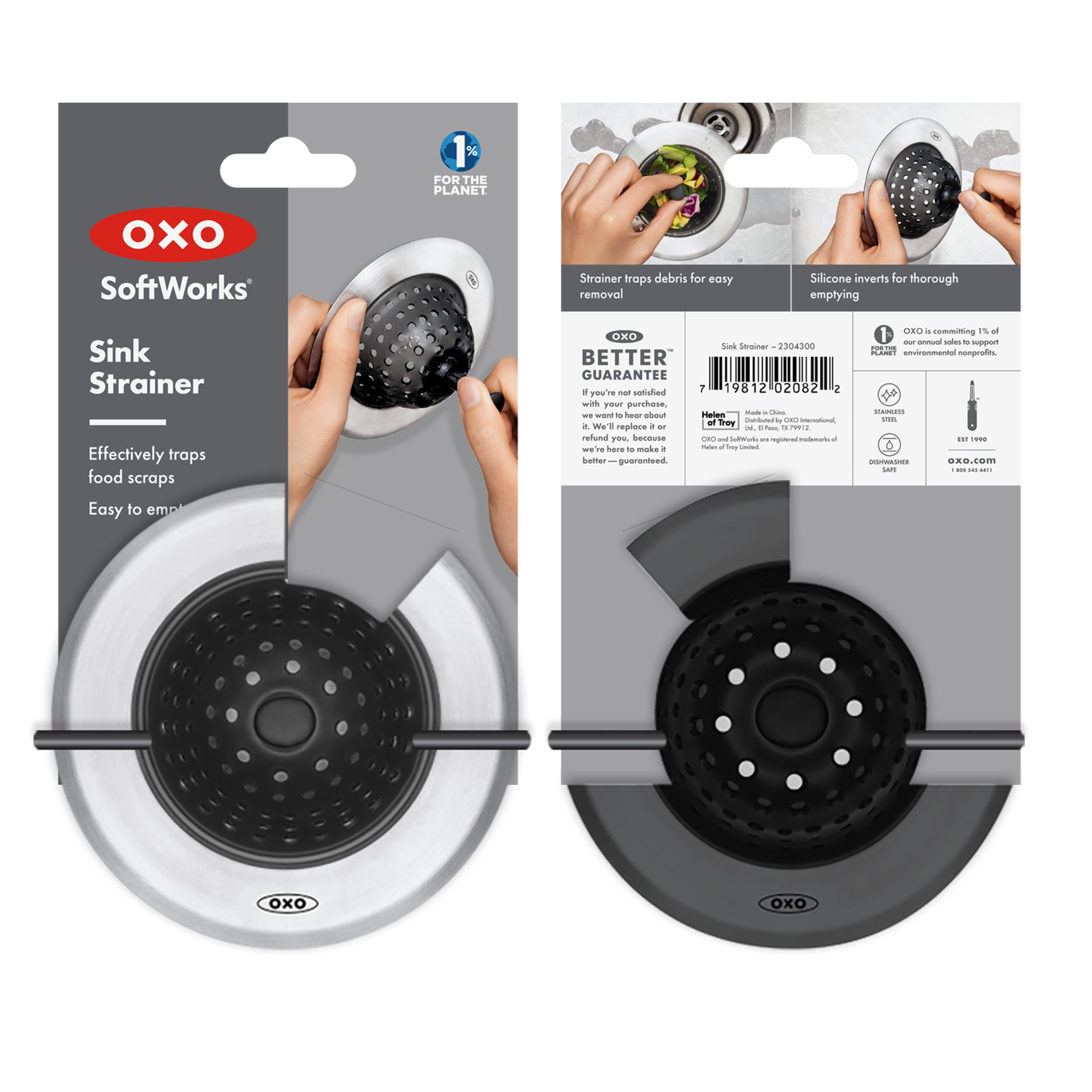 OXO Softworks Silicone Sink Drain Catcher