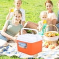 thumbnail image 5 of Riousery 5L Portable Cooler Box Hard Sided Ice Chest Insulated Cooler Case for Travel Car Camping Fishing 5.2 Quart / 5 Liter Capacity Orange, 5 of 9