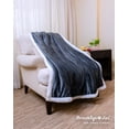 thumbnail image 5 of Sherpa Fleece Throw Blanket, Reversible Super Soft Luxurious Plush Blanket Throw, 5 of 6