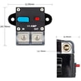 thumbnail image 5 of Circuit Breaker 300 AMP Car Audio Solar Energy Inline Circuit Breaker Fuse Inverter with Waterproof Cover for Automotive Rv Marine Boot (300a), 5 of 5