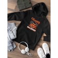 thumbnail image 3 of Happy Halloween Fun Pumpkin Hoodie Juniors -Image by Shutterstock,  Small, 3 of 4