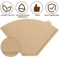 thumbnail image 3 of 200 PCS #4 Cone Coffee Filter for Ninja Dual Brew Coffee Maker, Disposable 8-12 Cups Coffee Paper Filters Natural Brown Unbleached Coffee Filters for, 3 of 4