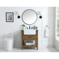thumbnail image 6 of Elegant Decor Clement 30" Aluminum MDF Single Bathroom Vanity in Driftwood, 6 of 8