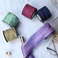 thumbnail image 4 of Cinta de satén plisada para envolver regalos, lazo para el pelo, ramo, manualidades, accesorios de ropa, decoración de paquetes de Navidad, 1 yarda, 50mm, 4 of 4