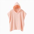 thumbnail image 3 of zuwimk Boys Girls Terry Bathrobe,Cotton Towel Robe ，Hooded Toddler Soft Fuzzy Robe For Kids(Pink,One Size), 3 of 6