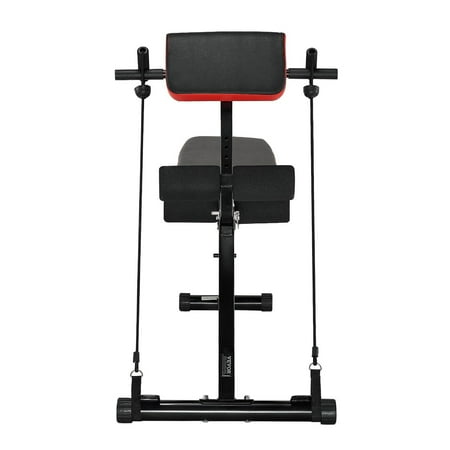 770 lbs Capacity Adjustable Weight Bench & Roman Chair for Full Body Home Gym Training - Arm, Back, Core, Abs