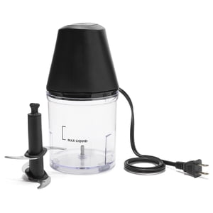 Mainstays 3-Cup Electric Food Chopper, Black
