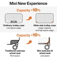 thumbnail image 4 of Maleta de equipaje mixi de gran capacidad, ampliable 24 pulgadas, 4 of 6