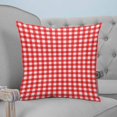 thumbnail image 4 of Pillow Covers 24x24 Set of 2, Red Throw Pillow Covers Decorative Couch Cushion Cover, Country French Rustic Buffalo Plaid Modern Art Microfiber Soft Square Pillowcases for Bedroom Living Room Sofa, 4 of 7