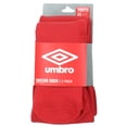 thumbnail image 2 of Umbro Youth Soccer Socks 2 Pack (Red, 13-4), 2 of 2