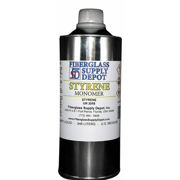 Styrene Monomer Thinner for gelcoat and Resin Quart