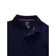 thumbnail image 4 of Smith's American Boys' Long Sleeve Pique Polo Color: navy Size: 14 - 16, 4 of 4