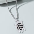 thumbnail image 5 of 20Pcs 2 Colors Turtle Charm Pendants Silver and Golden Hand Ornament Diamond Encrusted Turtle Animal Beads for Earring Necklace Bracelet Jewelry DIY Making DIY, 5 of 5