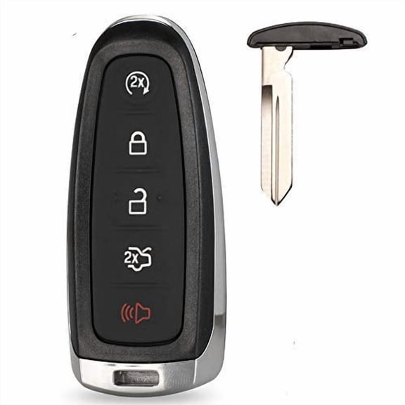 5 Buttons Remote Car Key Case Cover Fob For Ford Explorer Edge Escape Flex Taurus 2011 2012 2013 2014 2015 Smart Car without logo