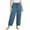 Navy Blue, variant on YYDGH Womens Corduroy Barrel Pants Drawstring Elastic Waist Wide Leg Baggy Pants Casual Loose Fall Winter Trousers with Pockets