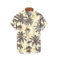 thumbnail image 5 of BRGZLK Men's Short Sleeve Hawaiian Shirt Floral Button Down Shirts Tropical Holiday Beach Shirts Lightweight Summer Tops, 5 of 5