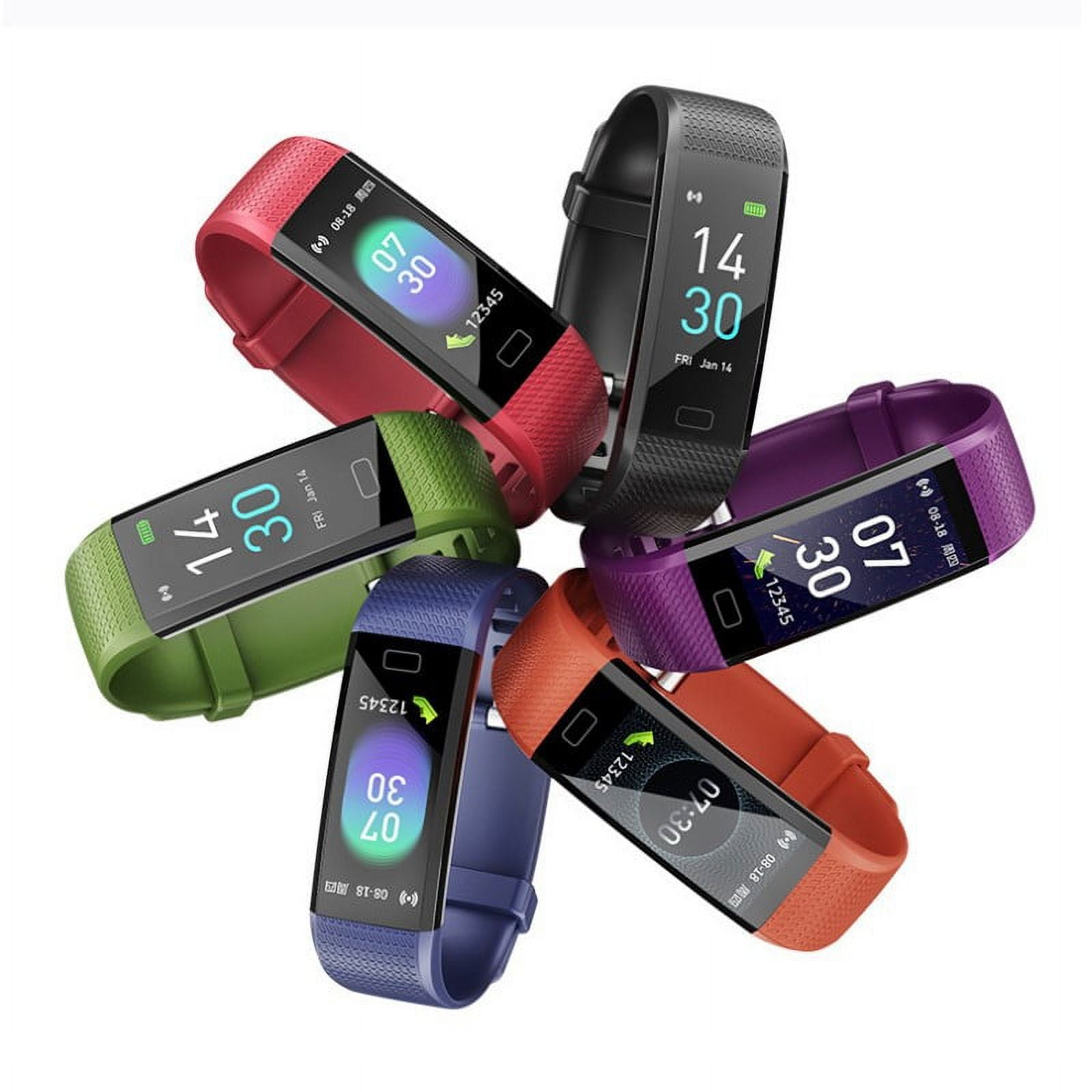 S5 Bracelet Body Temperature Blood Pressure Fitness Heart Rate Step Counting Smart Bracelet Sports Bracelet 1 Piece Random Color