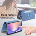thumbnail image 6 of ELEHOLD Case for Samsung Galaxy A54 5G, Magnetic Detachable Flip Business Leather Wallet Case with Kickstand & Card Slot,Blue, 6 of 9