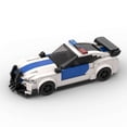 thumbnail image 4 of Police Car Racing Car Assembly Building Blocks Toys, Puzzle Building Toy, 4 of 5