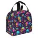 thumbnail image 2 of Balery mushroom Skull star Bolsa de Almuerzo Aislada – Caja de Almuerzo con Papel de Aluminio Grueso, Mantiene la Comida Fresca por 4 Horas, 2 of 8