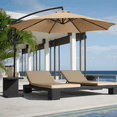 thumbnail image 4 of Outdoor Parasol, Diameter 3 Meters, Parasol Replacement Canopy, Suitable For Garden Courtyard, Without Bracket-sebneei, 4 of 4