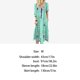 thumbnail image 4 of Vestido largo con estampado floral bohemio Cuello en V Cordón con cordones Ropa de manga larga Noticed AP000133-42B, 4 of 6