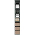 thumbnail image 5 of PASIR Book Shelf, 8-Tier Separable Tall Bookshelf, Stackable Bookcase with Adjustable Open Shelf, 9.3 x 11.8 x 70.9, for Living Room, Bedroom, Home Office, Sage Green, 5 of 7