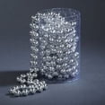 thumbnail image 3 of Kurt Adler 15' Silver Bead Christmas Garland, 3 of 4