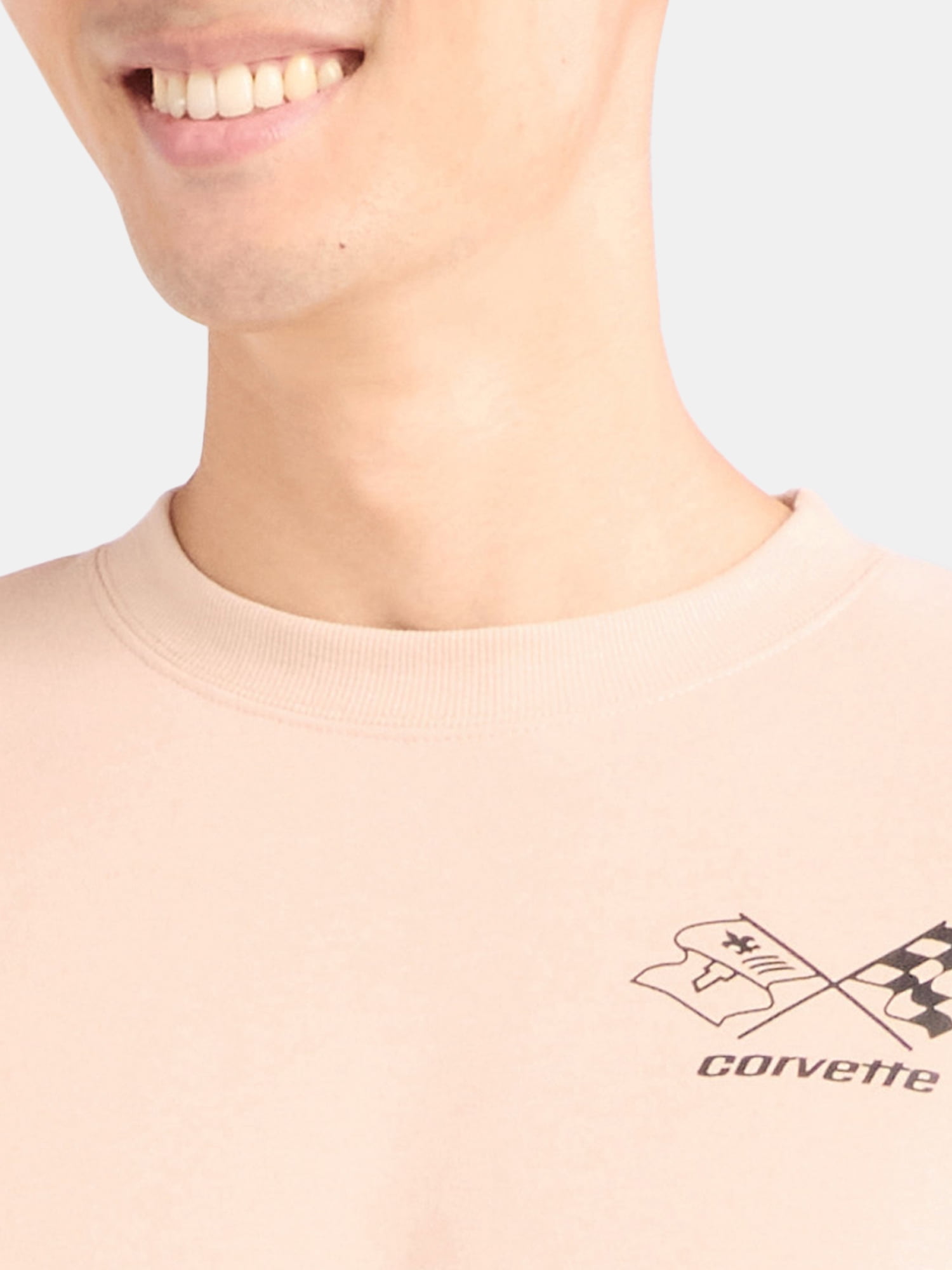 Chevrolet Corvette Men's Graphic Print Sweatshirt with Long Sleeves, Sizes S-2XL