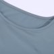 thumbnail image 3 of Blusas Y2K Top corto de cuello redondo para mujer, jersey de manga larga, camiseta básica ajustada para mujer Kuymtek Azul S para Mujer, 3 of 7