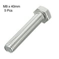 thumbnail image 3 of Tornillos de cabeza hexagonal M8 de 40mm en acero inoxidable 304, 5 piezas, 3 of 3