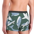 thumbnail image 4 of Bingfone Beautiful Whales Men's Underwear - Casual Stretch Boxer Briefs-Small, 4 of 7