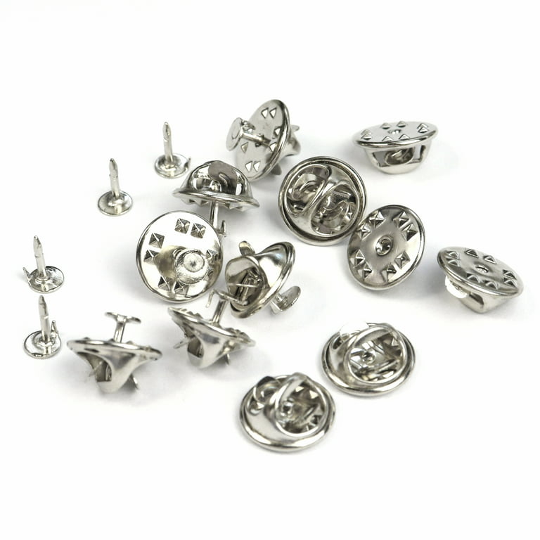 Metal Butterfly Pin Backings - 5 Pairs