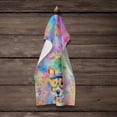 thumbnail image 4 of Carolines Treasures DAC2495KTWL 25 x 15 in. Corgi Hippie Dawg 100 Percent Cotton Kitchen Towel, 4 of 5