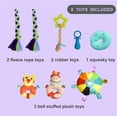 thumbnail image 3 of Puppy Play Gym for Small Dogs with 8 Hanging Toys, Jungle Playground with Interactive Funny Enrichment Toys to Keep Them Busy, 3 of 7
