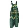thumbnail image 4 of FrzhBrz St Patricks Day Women Jumpsuit Wide Leg Jumpsuit Pants St Patricks Day Lucky Irish Print Loose Pants with Pocket, 4 of 4