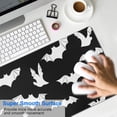 thumbnail image 4 of Long Mouse Pads for Desk,Halloween Bat Silhouettes Desk Mats on Top Of Desks, Desk Mouse Pad Extra Large with 3mm Non-Slip Base and Stitched Edge for Gaming,Office,Work,Home 31.5"x15.7", 4 of 6