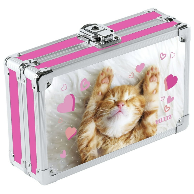 Vaultz Locking Pencil Box Love Kitten - Walmart.com