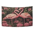 thumbnail image 5 of WOBOGO Ragged Pink Flamingos Tapestry 90×60in Home Living Room Bedroom Wall Hanging Ornaments, 5 of 10