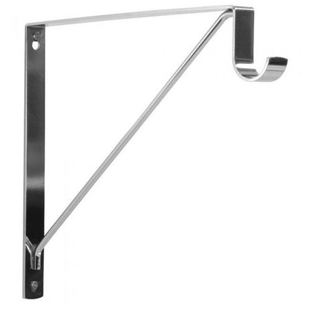 

US Futaba UF72535.46.178 1-1.31 in. Round Rod Shelf Bracket Chorme