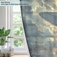 thumbnail image 4 of Yayeee Window Curtains Light Filtering 63"x42" Grommet Panel Pair Home Living Room Decor, Whale and Moon, 4 of 7