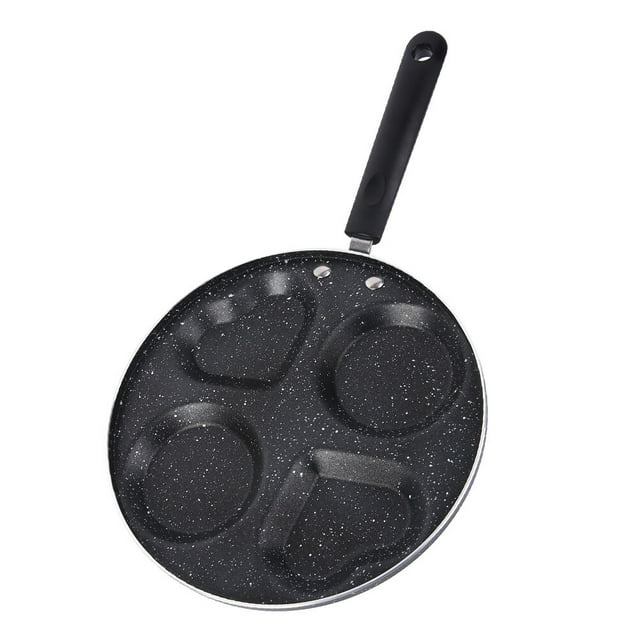 OULII 1 Pc Breakfast Skillet Pan Non Stick Round Holes Ergonomic Handle Design