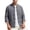 hgg121-Gray, variant on Men's Cotton Linen Kung Fu Shirt Traditional Tang Suit, Vintage Long Sleeve Frog Buttons Lightweight Jacket