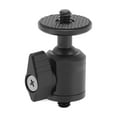 thumbnail image 2 of 1/4in Camera Hot Shoe Mount, 360 Degree Rotation Versatile Ball Head Mount High Stability With Additional 1/4in Screw For Camcorder For Video Light, 2 of 8