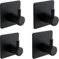 thumbnail image 1 of Gancho adhesivo de 3 m de 4 piezas, gancho adhesivo para pared de baño, gancho para toalla de cocina, colgador de cuadros sin taladrar, gancho autoadhesivo de acero inoxidable, 1 of 5