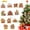 12PCS Gingerbread House, variant on Christmas Ornaments for Tree Decorations 12PCS Christmas Gingerbread House Ornaments for Holiday Xmas Tree Christmas Crafts Party Home Decorations