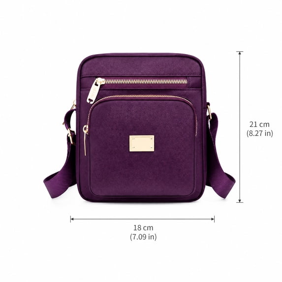 Clossjun Nylon Crossbody Bags For Women Daily Wear Purses Adjustable Belt Handbags Casual Messenger Bag Waterproof For Female Work Out Blue