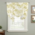 thumbnail image 2 of Watercolor Forest Green Balloon Curtains for Windows, Bedroom Curtains 54 Inch Length, Abstract Art Modern Trees Tie Up Curtains Panels Thermal Insulated Bathroom Curtains Window 42"x54", 2 of 8